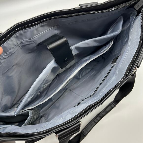 IHKWIP Cargo Catchall Tote with Two Crossbody Straps Metallic Black - Picture 9 of 16